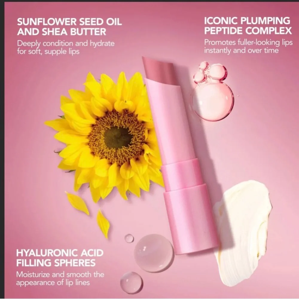 Buxom Peach Smoothie plump glow Lip Balm